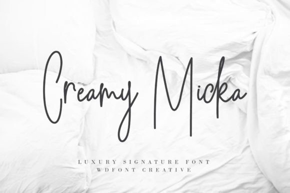 Creamy Micka Font Poster 1