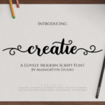 Creatie Font Poster 1