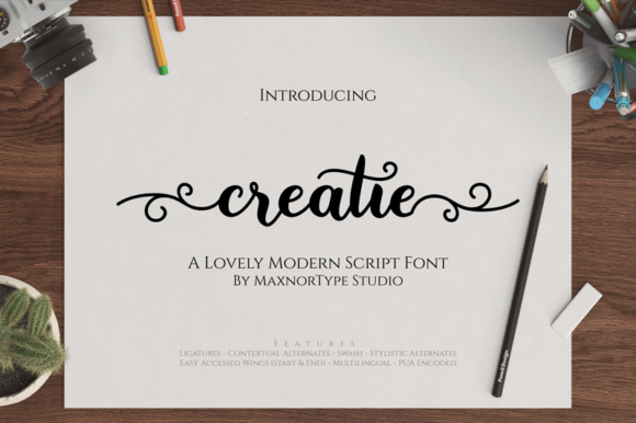 Creatie Font Poster 1