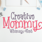 Creative Mommy Font Poster 1