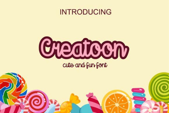 Creatoon Font Poster 1