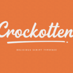 Crockotten Font Poster 1