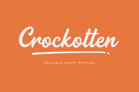 Crockotten Font Poster 1