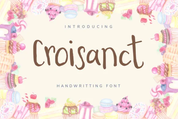 Croisanct Font Croisanct Font Poster 1