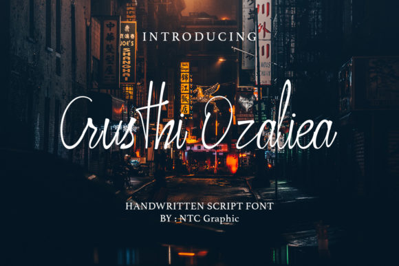 Crusthi Ozaliea Font Poster 1