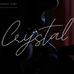 Crystal Font Poster 1