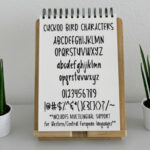 Cuckoo Bird Font Poster 4