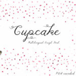 Cupcake Font Poster 1