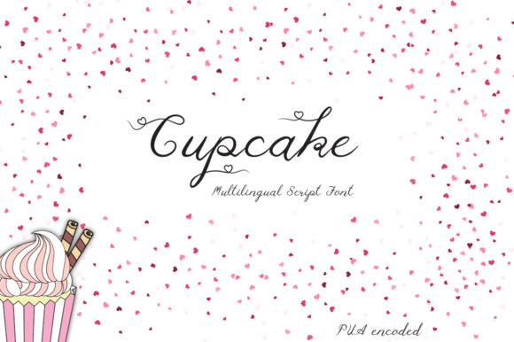 Cupcake Font Poster 1