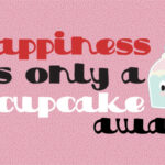 Cupcake Face Font Poster 4