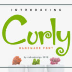 Curly Font Poster 1