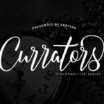 Currators Script Font Poster 1