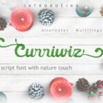 Curriwiz Font Poster 1