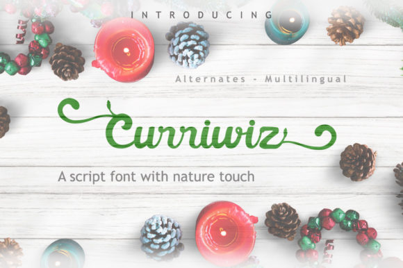 Curriwiz Font Poster 1