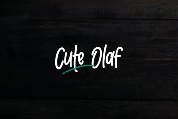 Cute Olaf Font