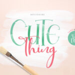 Cute Thing Duo Font Poster 1