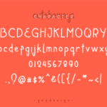 Cuteberieys Font Poster 5