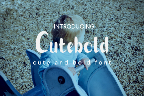 Cutebold Font Poster 1