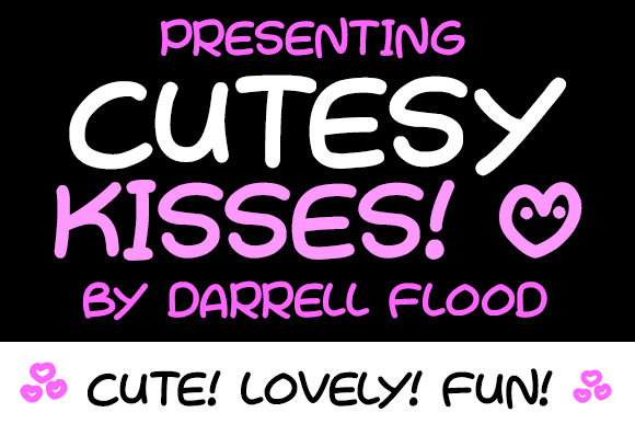 Cutesy Kisses Font