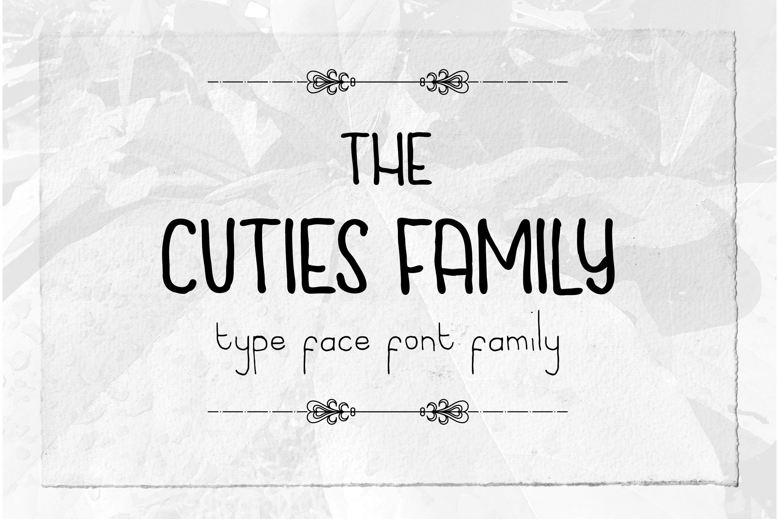 Cuties Caps Font Poster 1