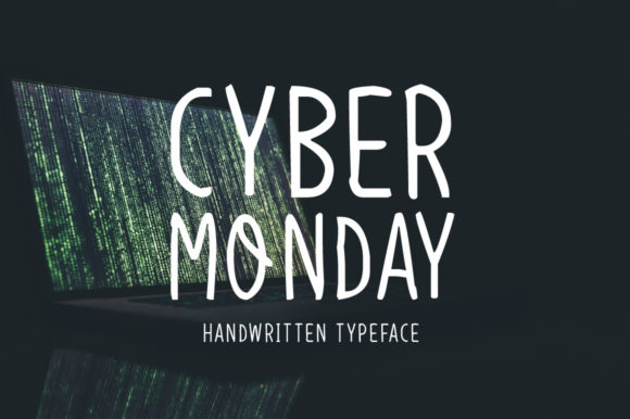 Cyber Monday Font Poster 1