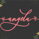 Cynthia Script Font Poster 5