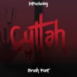 Cyttah Font Poster 1