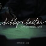 Daddy & Doctor Font Poster 1