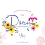 Daesy Script Font Poster 1