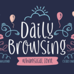 Daily Browsing Font Poster 1