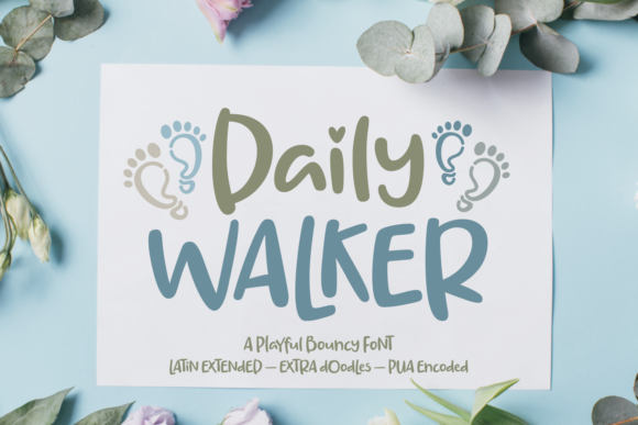 Daily Walker Font Poster 1