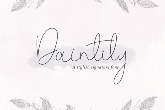 Daintily Font