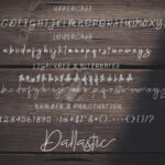 Dallastic Script Font Poster 5