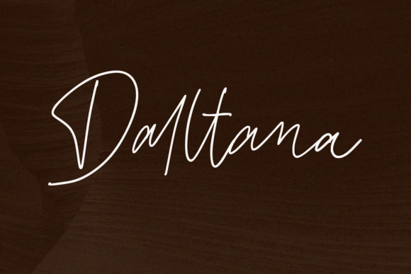 Daltana Font Poster 1