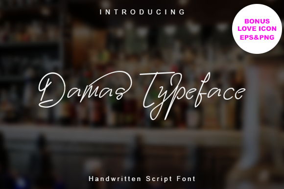 Damas Font Damas Font Poster 1