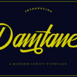 Damtane Font Poster 1