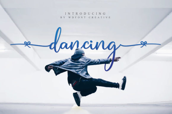 Dancing Font Poster 1