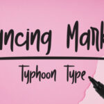 Dancing Marker Font Poster 1