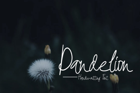 Dandelion Font Poster 1