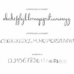 Dandelion Script Font Poster 5