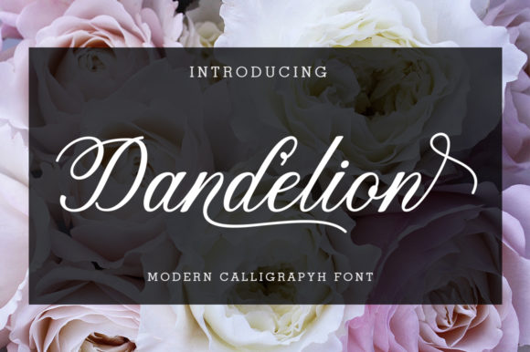 Dandelion Script Font Poster 1