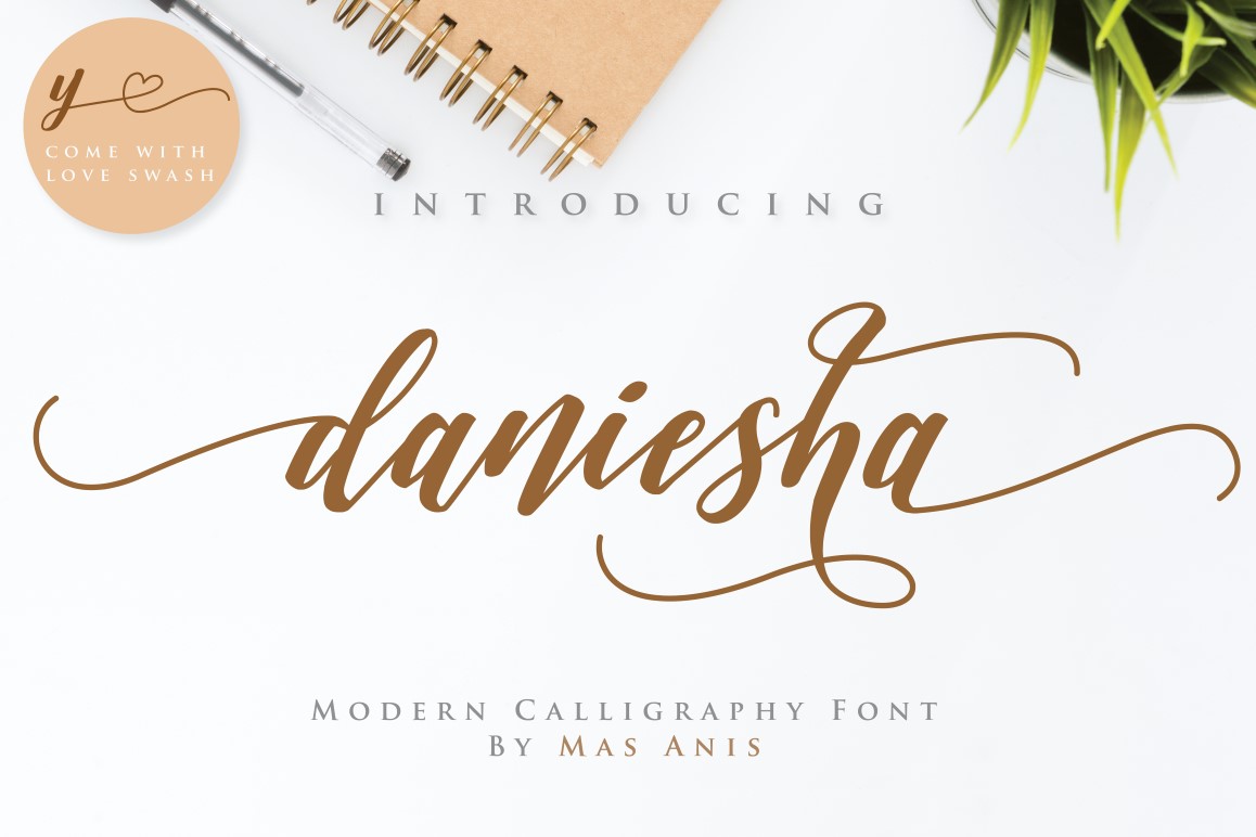 Daniesha Font Poster 1