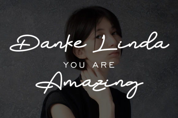 Danke Linda Font Poster 1