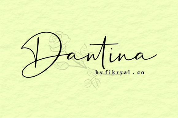 Dantina Font Poster 1