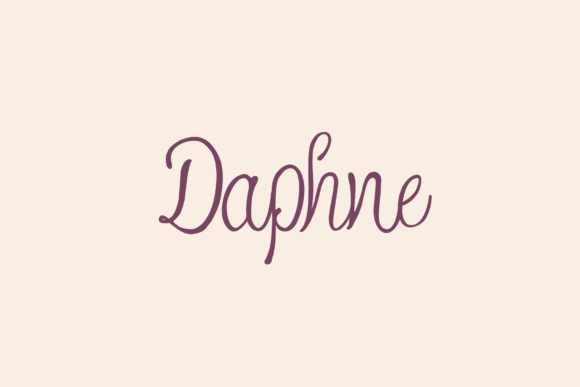 Daphne Font Poster 1