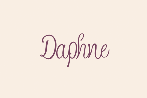Daphne Font Daphne Font Poster 1