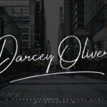 Darcey Oliver Font Poster 1