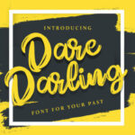 Dare Daling Font Poster 1