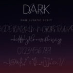 Dark Lunatic Duo Font Poster 12