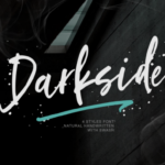 Darkside Font Poster 1